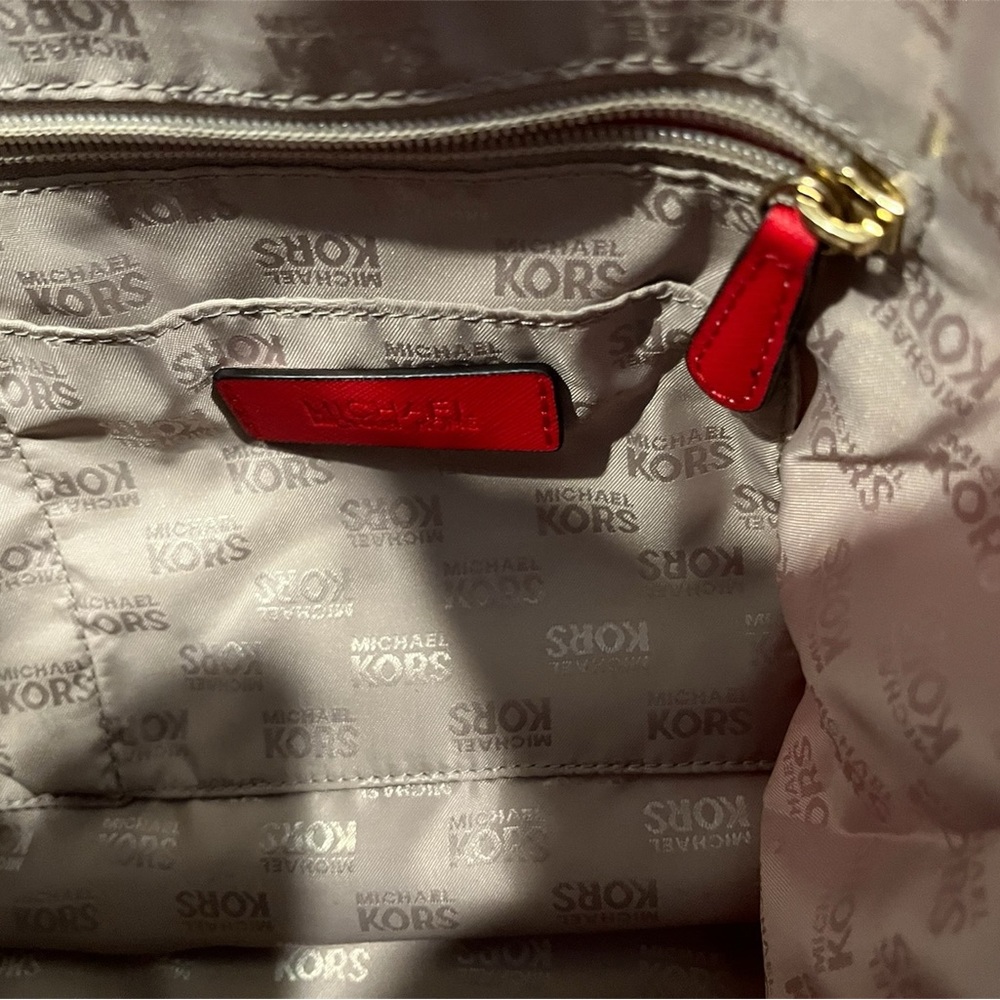 Michael Kors Red Tote Bag - Picture 4 of 4
